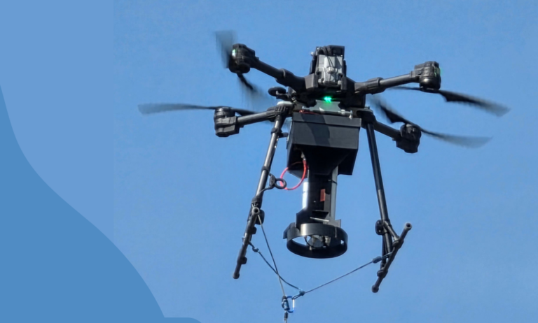 Instant Coverage from the Sky: Tethered Drones Deploy Radio Bridges for Disaster Relief